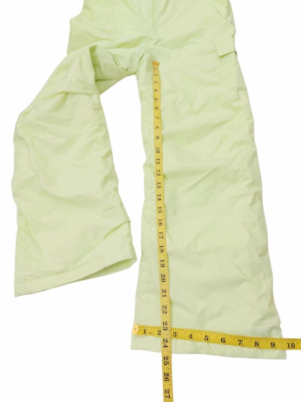 Columbia Kids Medium 10-12 Lime Green Snow Bib Pants Insulated Ski Snowboarding - Picture 11 of 11
